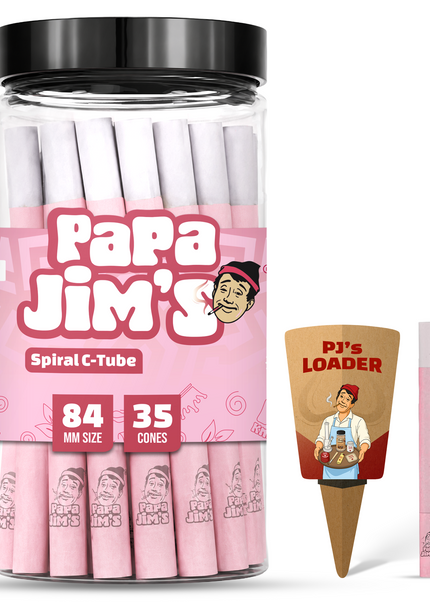 Papa Jims Pink C-Tube Cones