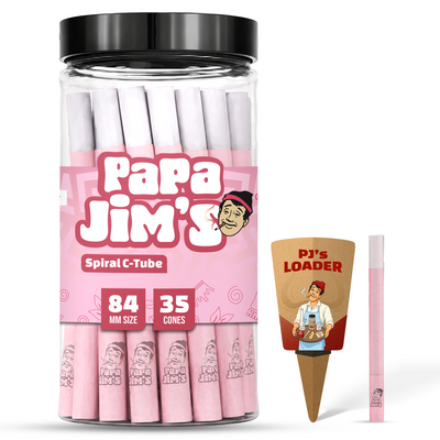 Papa Jims Pink C-Tube Cones