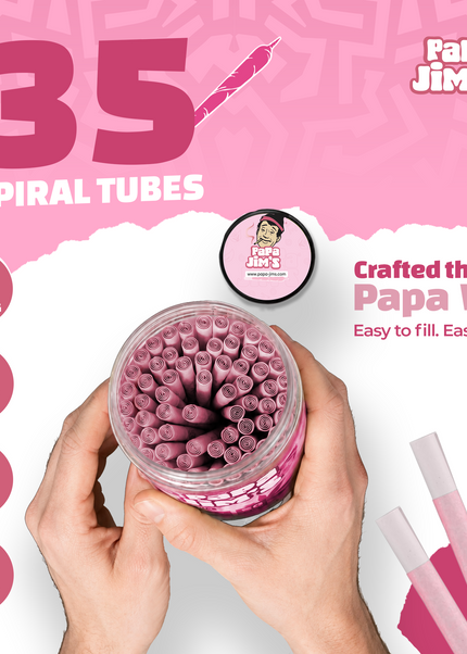 Papa Jims Pink C-Tube Cones
