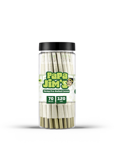 Papa Jims Unbleached C-Tube Cones