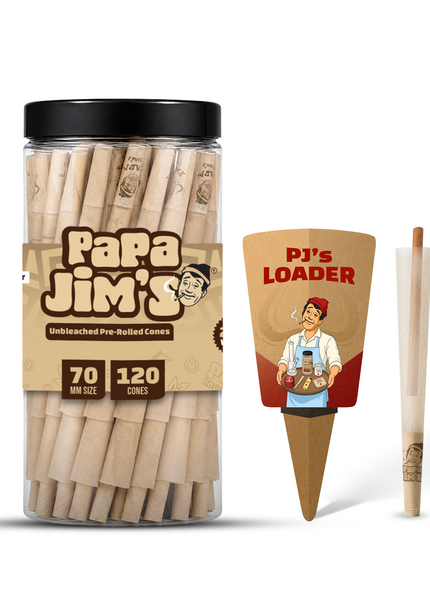 Papa Jims Brown C-Tube Cones