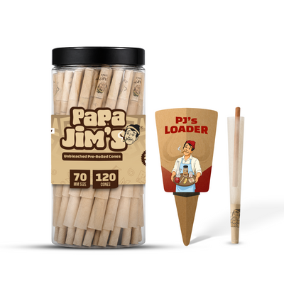 Pre Rolled Cones 70mm Unbleached